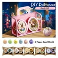thumbnail image 1 of Girl‘S Doll House Toy Nut Secret 3d Theatre Scene Undersea Roaming Miniature Kit Creative Safe Paper Walnut Shell Diy Starry Notes, 1 of 5
