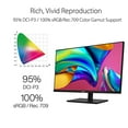thumbnail image 3 of ASUS ProArt Display 32" 1440P Monitor (PA328CGV) - QHD (2560 x 1440), IPS, 165Hz, 95% DCI-P3, 100% sRGB/Rec.709, DE < 2, Calman Verified, USB-C Power Delivery, DisplayPort, HDMI, USB 3.1 Hub, C-clamp, 3 of 5