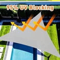 thumbnail image 4 of Triangle Sun Shade Sail with Fixing Kit, 95% UV Block Polyester Sunscreen Canopy for Garden Beach Patio, Durable Waterproof Sunsail with Free Ropes,Sand,5x5x5m, 4 of 8