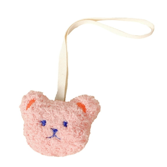 Pacifier Chain Pendant Clip Holder Soft Cartoon Bear Hangs Accessories Crib Decorations for Babies and Toddlers