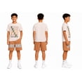 thumbnail image 2 of Quad Seven Boys Short Set Printed Graphic Short Sleeve Shirt & French Terry Matching Shorts 2 Piece, 2 of 7
