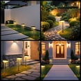 thumbnail image 2 of BLITZWILL Solar Pathway Lights Outdoor, 8 Pack Solar Landscape Path Lights,Bright Auto On/Off Waterproof,for Yard Patio Walkway Driveway Pathway,Warm White, 2 of 8