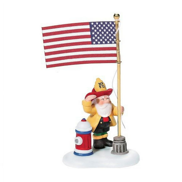 Department 56 North Pole Series Raising the Flag At the North Pole