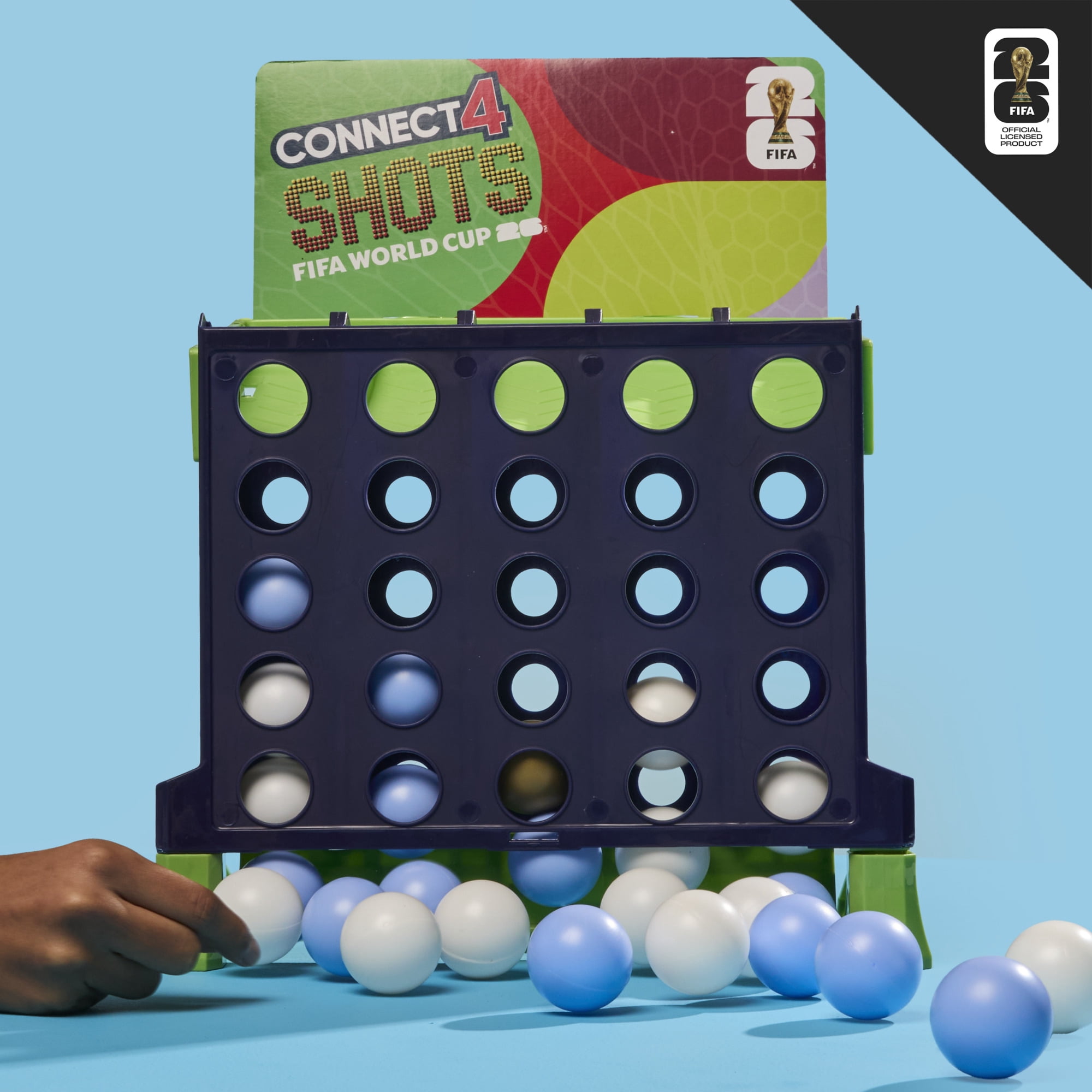 Connect 4 Shots FIFA World Cup 2026 Game, Family Games, Birthday Gifts for Soccer Fans and Kids, 8+
