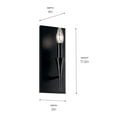 thumbnail image 2 of 52694BK Kichler Lighting Alvaro - 1 Light Wall Sconce-11.5 Inches Tall and 5 Inches Wide-Black Finish, 2 of 5