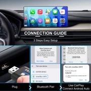 ESSGOO 2 in 1 Wireless CarPlay & Android Auto Adapter - 5.8GHz, Plug & Play, OTA Upgrade, Mini Model for 2016+ Wired - Compatible Cars with Seamless Dual - Platform Connectivity