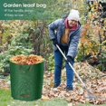 thumbnail image 4 of Bolsa de Jardín, Bolsa de Desechos de Jardinería de 300L con Asas y Marco de Soporte, Bolsa de Desechos Verde Plegable y Reutilizable, Bolsa de Verduras de Jardín para Recoger Hojas y Malezas, 4 of 5