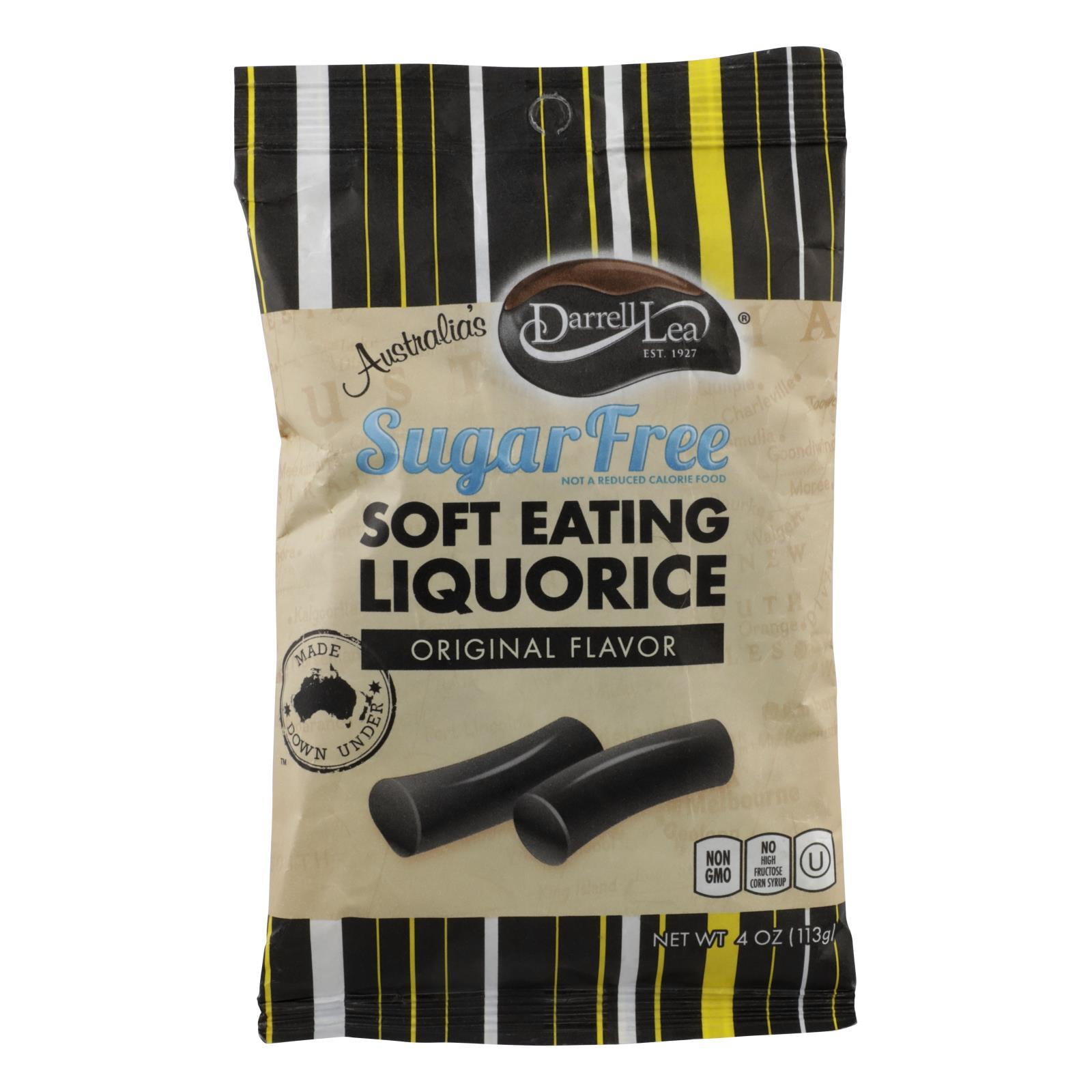 Darrell Lea Soft Eating Liquorice, Sugar Free Original - Walmart.com