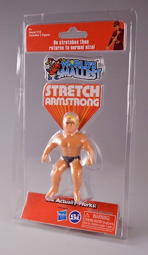 WORLD'S SMALLEST STRETCH ARMSTRONG 4" TALL FREE SHIPPING NEW IN PACKAGE HASBRO 