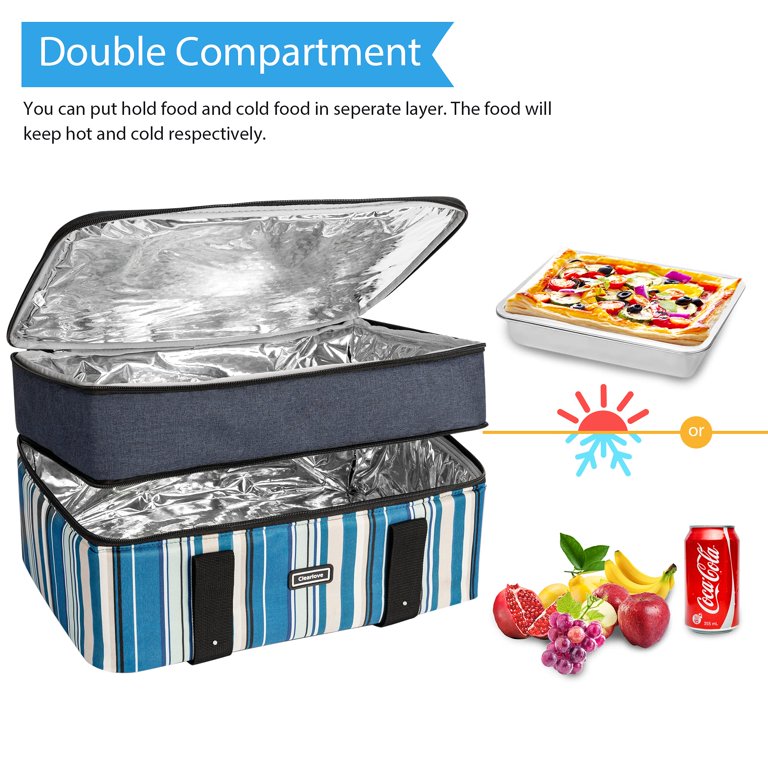 Set of 3 Hot & Cold Insulated Personal Food Containers 