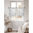 thumbnail image 5 of Spring Floral Semi Sheer Window Curtains 45 Inches Long, Vintage Botanical Watercolor Rod Pocket Voile Chiffon Curtain Light Filtering Drapes for Living Room, Kitchen, Bedroom, 52"x45", 2 Panels, 5 of 9