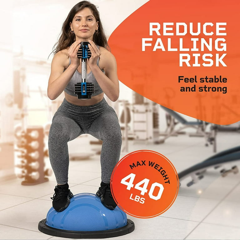 Lifepro Horizon Half Ball Balance Trainer Fitness Gym Exercise Equipment Blue