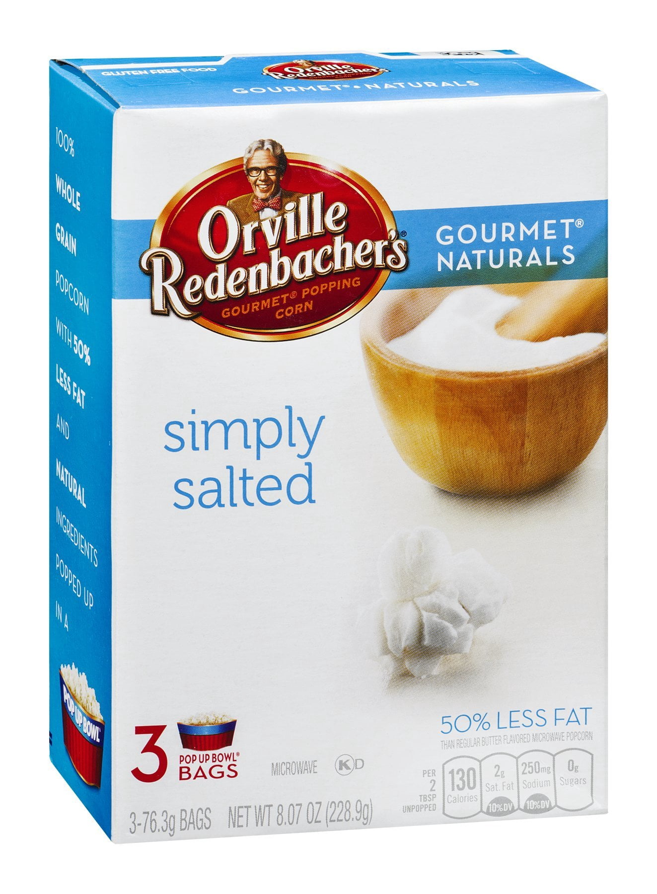 Orville Redenbacher's Naturals Simply Salted Popcorn Classic (Pack of 4)