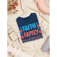 thumbnail image 3 of Faith Family Freedom Neons T-Shirt Women -Image by Shutterstock, Female Small, 3 of 4