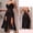 Black, variant on Blmnix Womens Nightgown Lightweight Nightgowns Sexy Nightgown Chemises Nightshirt V-Neck White Below-the-Knee Sleeveless Moomoo Nightgowns for Women