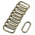 thumbnail image 1 of Unique Bargains Bronze Tone Oval Buckles Iron Electroplating (10 Pack), 1 of 4