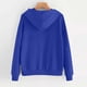 thumbnail image 3 of Uootdi Mardi Gras Womens Drawstring Hoodies for Women Carnival Crewneck Heart Print Hooded Long Sleeve Pullover Festive Color Block Loose Sweatshirts Gift, 3 of 4