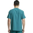 thumbnail image 4 of Dickies EDS Essentials Scrubs Top for Men V-Neck DK645, XS, Hunter Green, 4 of 8