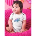 thumbnail image 2 of Cute Sea Turtle Fantasy Pastels Bodysuit Infant -Image by Shutterstock,  6 Months, 2 of 4