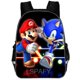 thumbnail image 1 of Mario Bros School Bags for Kindergarten Children kids School Backpack for Girls Boys Children's Backpacks Mochila qiuyongming unisex, 1 of 2