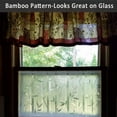 thumbnail image 5 of Home Cal Window Privacy Film No Glue Self Static Cling Window Covering Removable Frosted Glass Film for Bathroom Office Meeting Room Living Room, Bamboo, 17.7"x78.8", 5 of 10