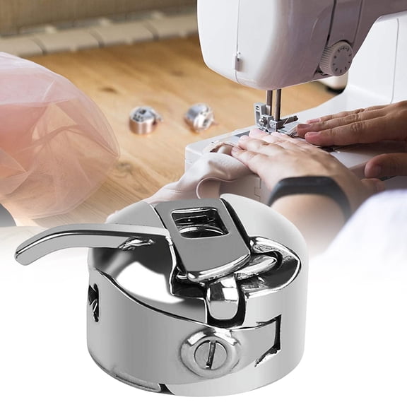 1/2PCS Sewing Machine Bobbin Case Stainless Steel Bobbin Case, Practical Sewing Machine Accessory with Installation, Household, for Sewing Machine Accessories