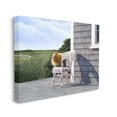 thumbnail image 3 of Stupell Industries Seaside Porch Landscape Rural Grassland Hills Painting Gallery Wrapped Canvas Print Wall Art, Design by Tom Mielko, 3 of 7