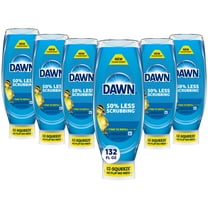 Dawn Ultra EZ-Squeeze Dish Soap Liquid, Dishwashing Liquid, Grease Removal, Original, 6x22oz Bundle