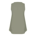 thumbnail image 4 of Mrat Lightweight Tank Tops Womens Tank Summer Solid Sleeveless Flared Trendy Casual Blouse Button Tunic Shirt Tops S-360 Gray XXL, 4 of 4