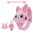 thumbnail image 4 of maskred Cute Cartoon Silicone Rabbit Watch for Kids Waterproof Silicone Watch for Girl and Boy No.3, 4 of 6