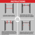 thumbnail image 4 of stusgo Pull up Bar for Doorway,Home Indoor Chin Up Bar with No Screws, No Punching Adjustable Width Pull up Bar[76-95cm], Maximum Load Capacity 250kg., 4 of 7