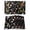 Black, variant on Pink Spring Floral Placemats Set of 6, Flowers Elegant Pastoral Leaves Placemats for Dining Table, Place Mats for Kitchen Tabletop, Waterproof Wipeable Dining Table Mats Set