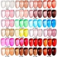 thumbnail image 4 of LILYCUTE-esmalte de Gel semipermanente para uñas, barniz para manicura semipermanente, color marrón gelatina, color Nude, Rosa lechoso, para verano, 7ML, 4 of 4