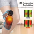 thumbnail image 2 of MasaJeador eléctrico de rodilla, terapia de masaJe con vibración, soporte para codo, artritis, dolor, Fisioterapia, almohadilla térmica para rodilla, 2 of 4