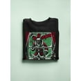 thumbnail image 3 of Krampus Creepy Santa Christmas Men's Sweatshirt, 3 of 4