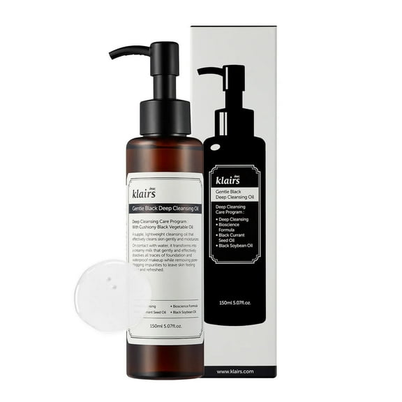 [Dear Klairs] Gentle Black Cleansing Oil, 5.07 fl oz (150 ml)