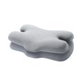 thumbnail image 1 of Almohada cervical ajustable, contorno , cómoda, y ligera para cuello y hombros, para quienes duermen de lado, boca abajo boca abajo. Gris claro, 1 of 8