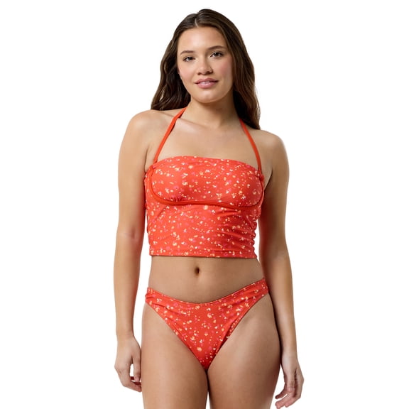 No Boundaries Women's Just My Type Bandeau Midkini Top, Sizes XXS-XXL