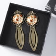 thumbnail image 3 of Squirrel Vintage Copper-Colored Lace Bookmarks: Stainless Steel Reading Accessories for Book Lovers - Set of 2, 3 of 5