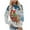Multicolor, variant on Lorytime Christmas Sweatshirts for Women Santa Claus Print Fleece Shirt Crew Neck Long Sleeve Pullover Warm Tops