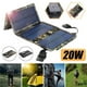 thumbnail image 2 of Placa de carga 20W Camping al aire libre Senderismo Panel solar USB Cargador de energía solar portát Tomshoo Placa de carga, 2 of 7