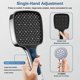 thumbnail image 3 of pommeau De Douche Simple, Pommeau De Douchette Haute Pression, Pommeau De Douchette Carr Avec Gros Boutons, Opration Une Main, Changement De Mod, 3 of 5