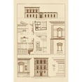 thumbnail image 3 of Buhlmann, J. 11x14 Black Modern Framed Museum Art Print Titled - Palazzos Pandolfini and Bartolini at Florence, 3 of 5