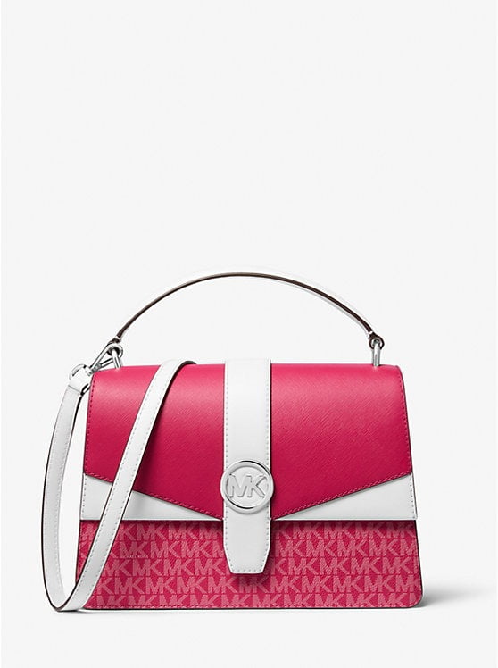 Michael Kors Outlet Marilyn Medium Signature Logo Convertible