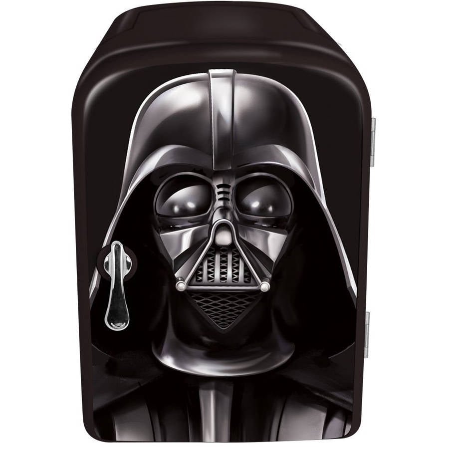 Star Wars Darth Vader 4L Portable Mini Fridge, Black - Walmart.com - Walmart.com