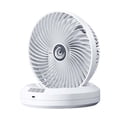 thumbnail image 2 of Ventilador de escritorio silencioso con inclinación ajustable, 4 velocidades y temporizador, ventilador de enfriamiento de aire para Blanco, 2 of 9