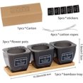 thumbnail image 2 of 3pcs Herb Pot, Indoor Herb Pot, Auto Watering Flower Pots, 2 of 4