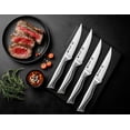 thumbnail image 2 of Juego de cuchillos para carne BRODARK Shark Series de acero inoxidable de 4.5 pulgadas, 2 of 6