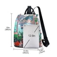 thumbnail image 3 of FORMRS Women's Travel Backpack Purse Anti-Theft Hidden Pockets Casual Shoulder Bag, Pink Door, 3 of 7