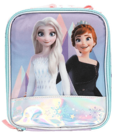 Frozen Elsa and Anna Lunch Box Bag - Purple and Pink